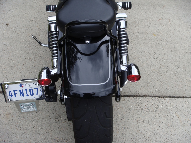 Rear - lenses and passenger pillion