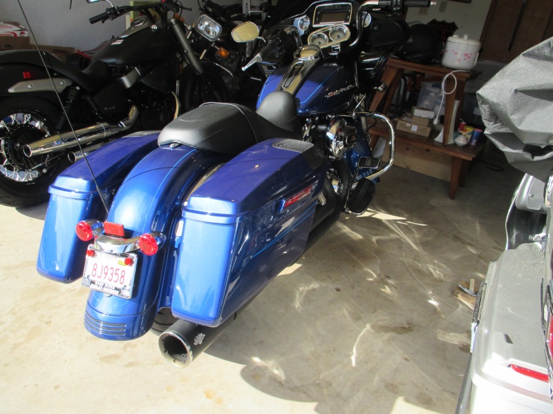 Upgraded speakers in saddlebags