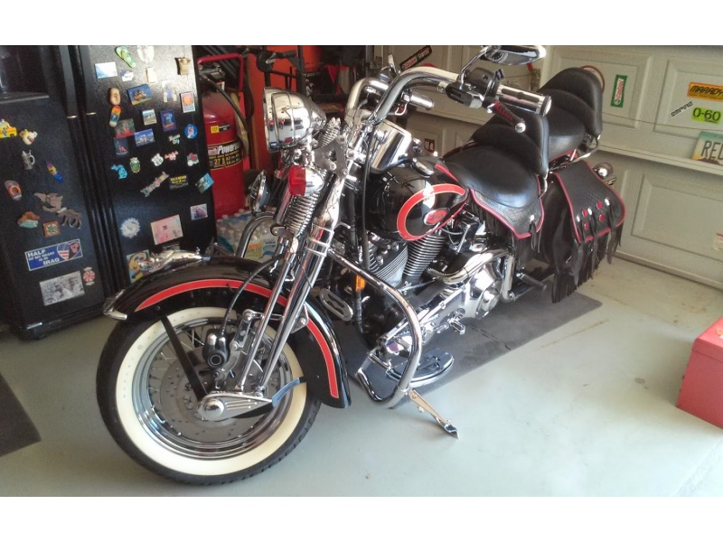 Wild Boar front fender ornament
with red LED eyes